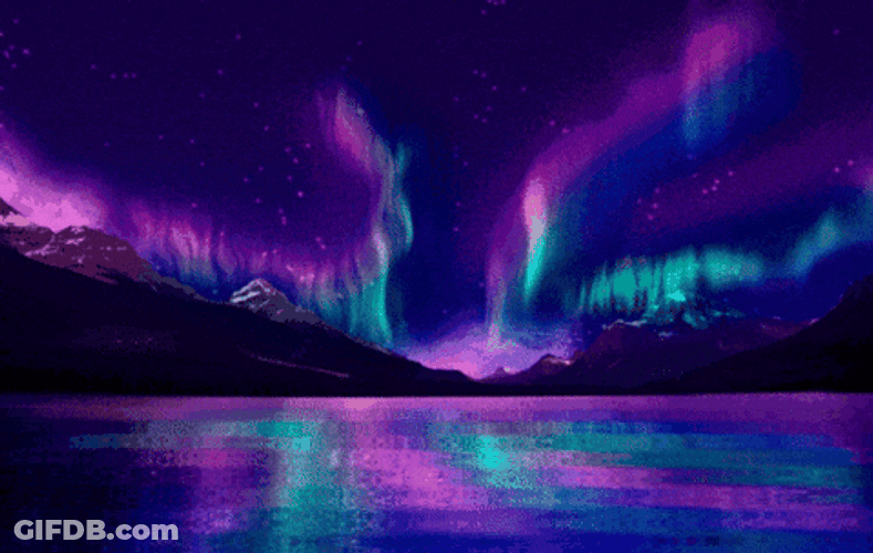 Northern Lights Captivating Moment GIF