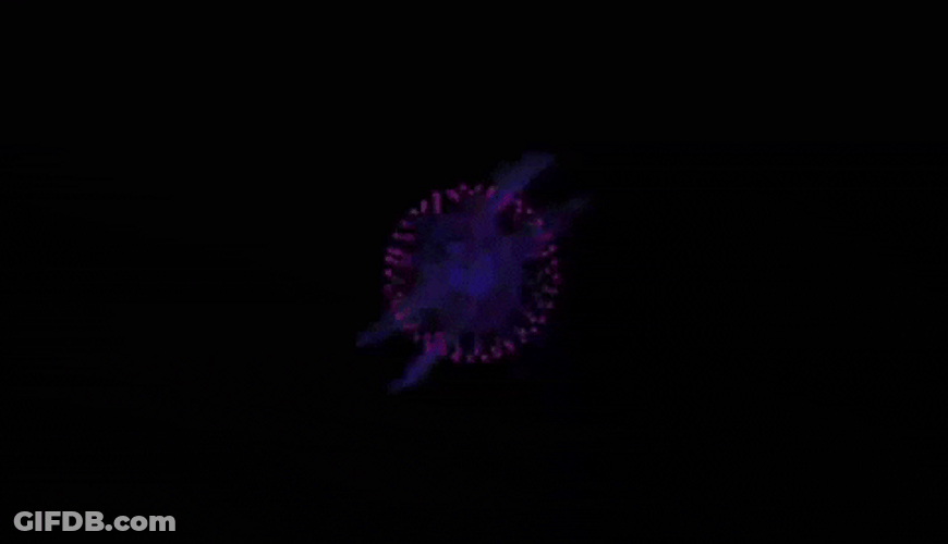 Northern Lights Inspired Light Loop GIF