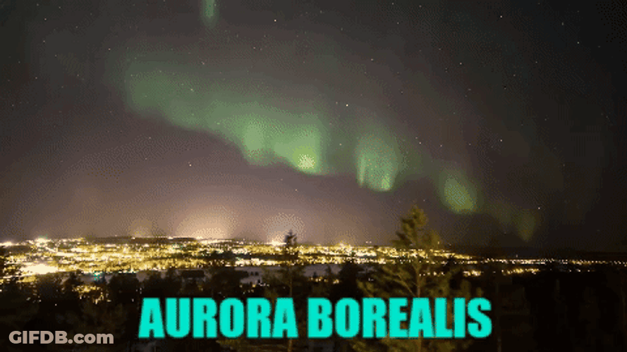 Northern Lights Lapland Finland GIF