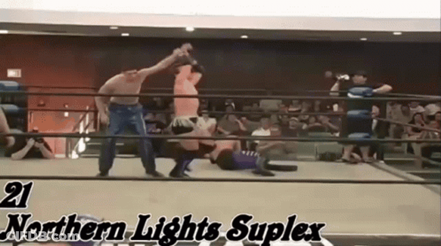 Northern Lights Suplex GIF