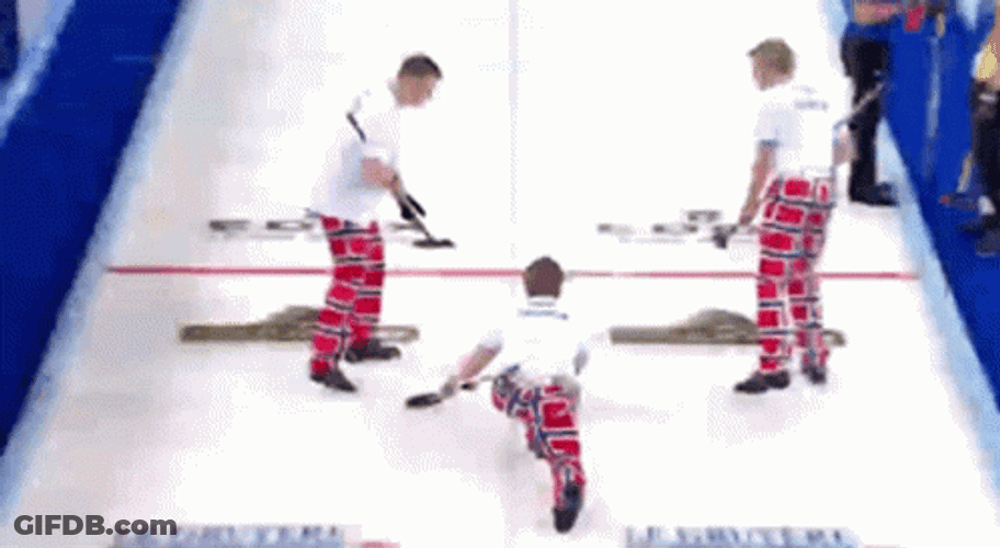 Norway Curling Olympics GIF
