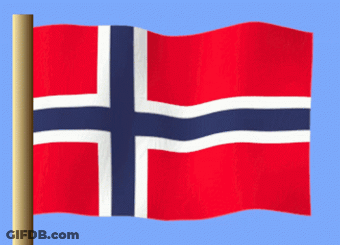 Norway Flag Animated GIF