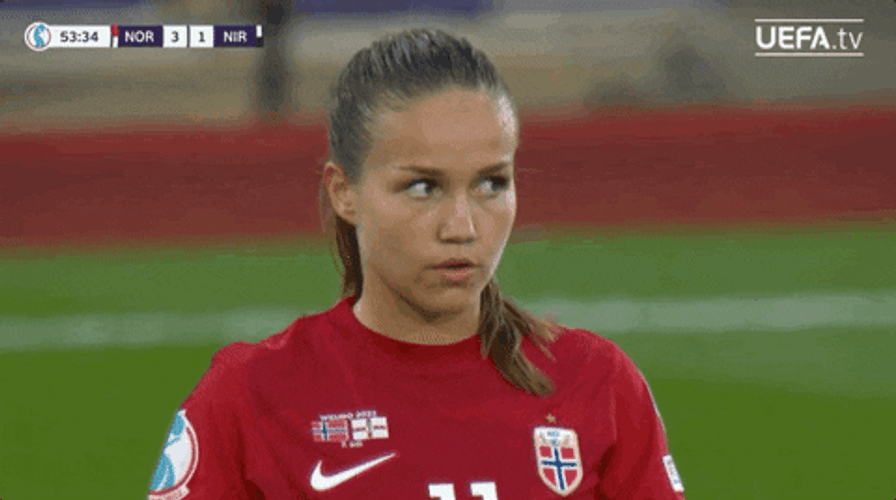 Norway Football Nervous Look GIF