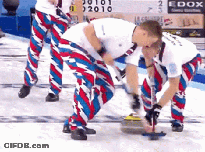 Norway Team Curling Pants GIF