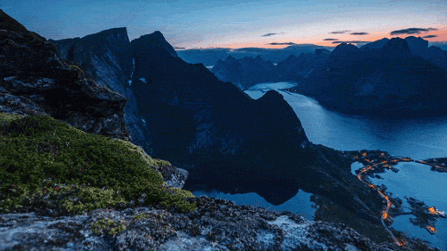 Norway Town Night GIF