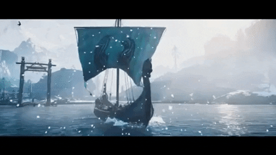 Norway Viking Longship GIF