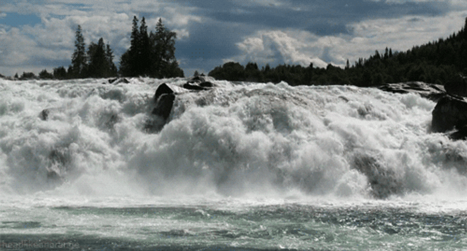 Norway Waterfall GIF