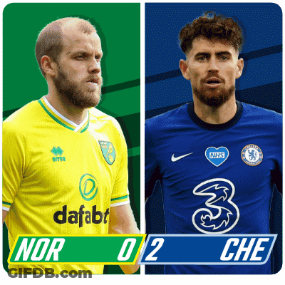 Norwich City 0 Chelsea 2 Half Time GIF