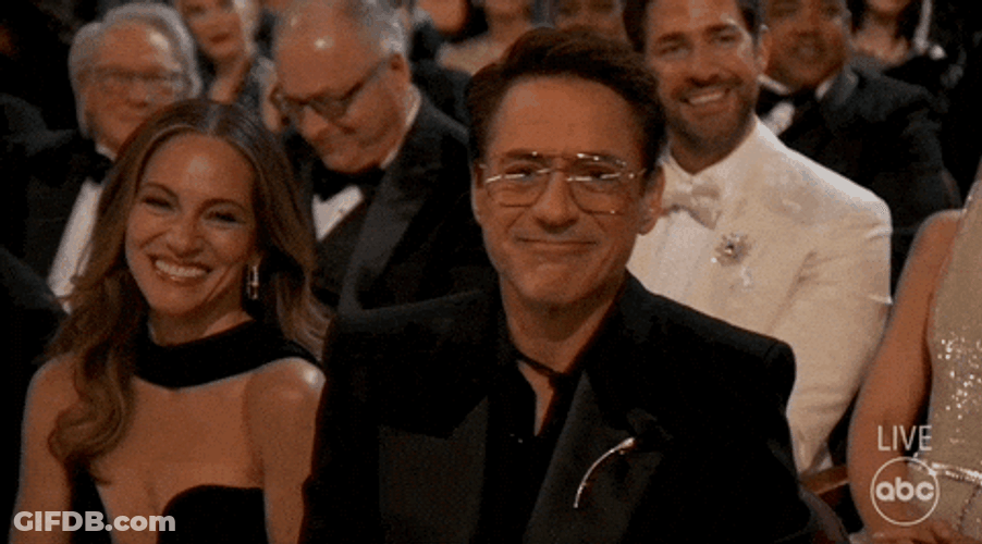 Nose Goes Robert John Downey Jr GIF
