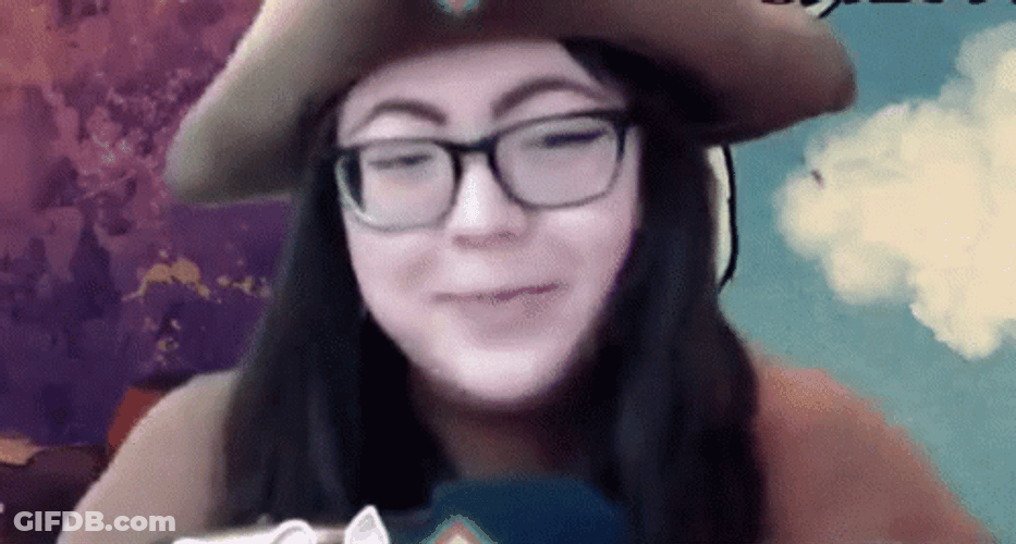 Nose Goes Woman Wearing Pirate Hat GIF