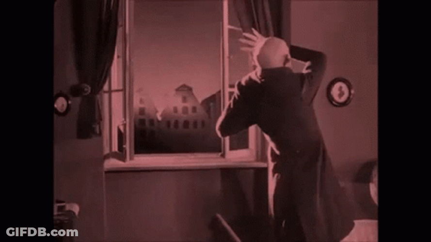 Nosferatu Invisible Transformation GIF
