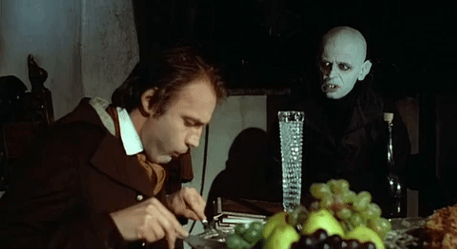 Nosferatu Looking At His Friend GIF