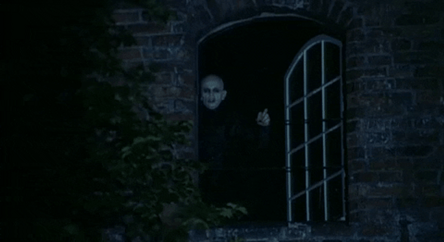 Nosferatu Waving At The Window GIF