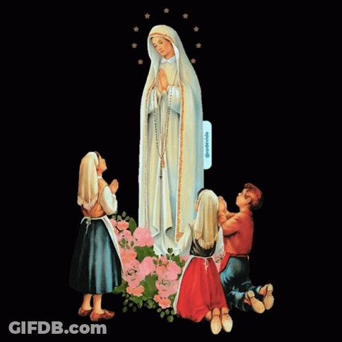 Nossa Senhora De Fátima Text GIF