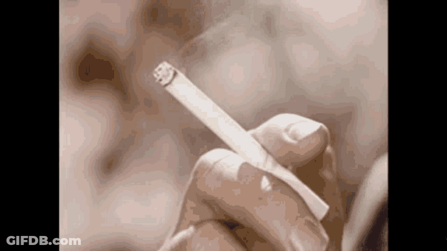 Nostalgic Cigarette Smoke GIF