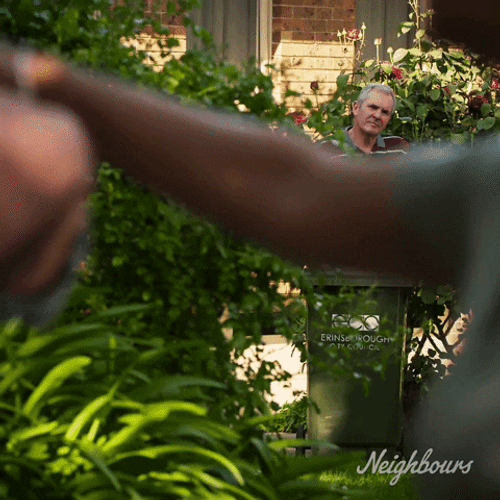 Nosy Paul Robinson Neighbours TV Series GIF
