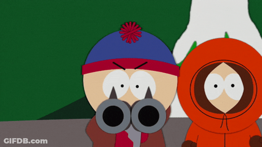 Nosy Stan Marsh South Park GIF