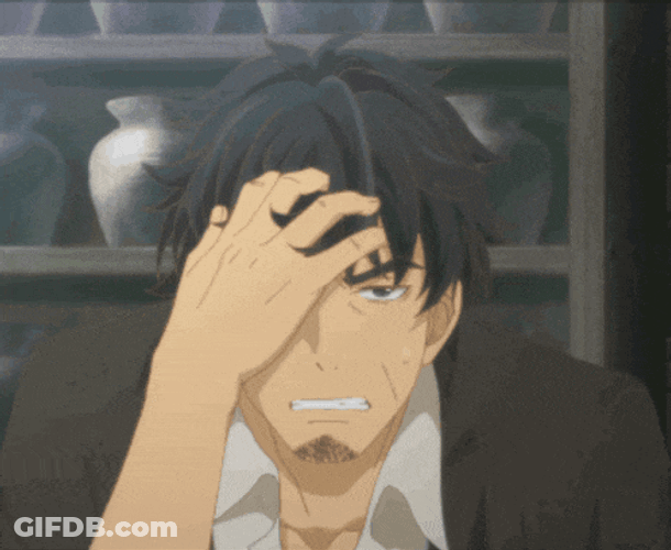 Not Again Facepalm GIF