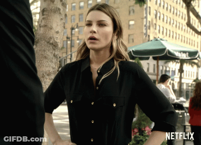 Not Amused Lauren German GIF
