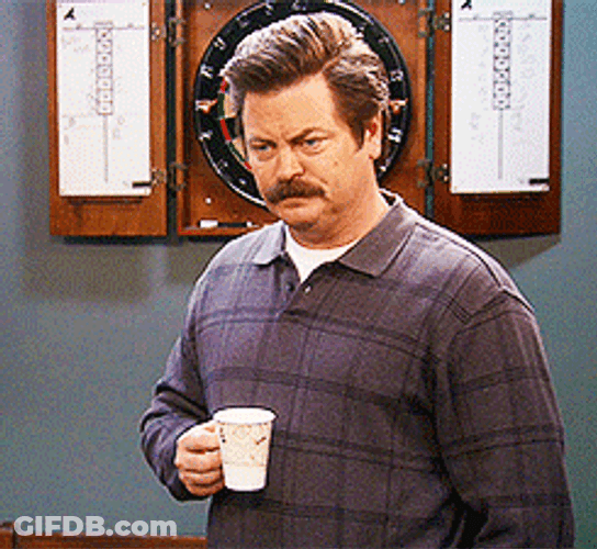 Not Amused Nick Offerman GIF