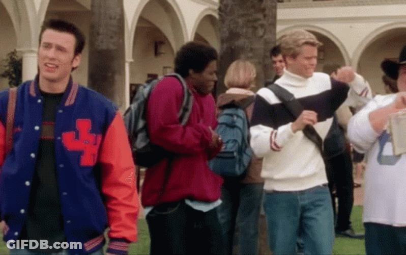 Not Another Teen Movie Chris Evans Varsity Jacket GIF