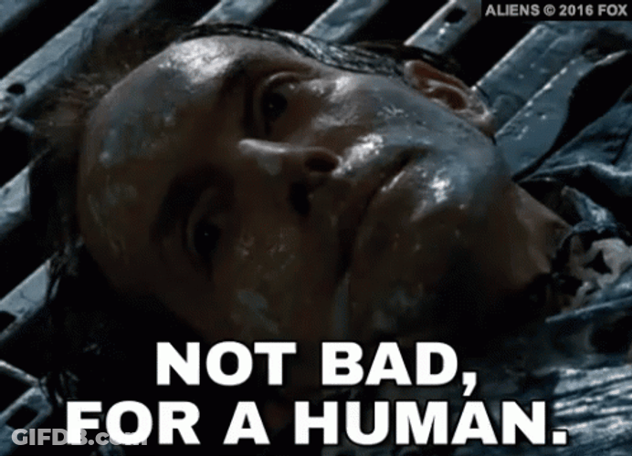 Not Bad For A Human GIF