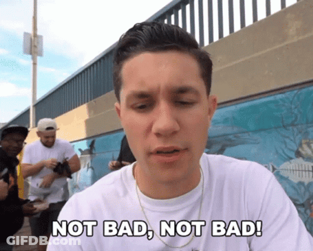 Not Bad, Not Bad! GIF