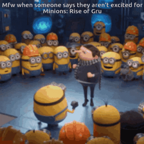 Not Excited For Minions: The Rise Of Gru GIF