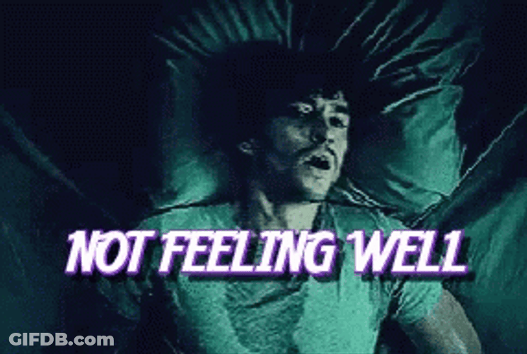 Not Feeling Well Im Sick Adam GIF