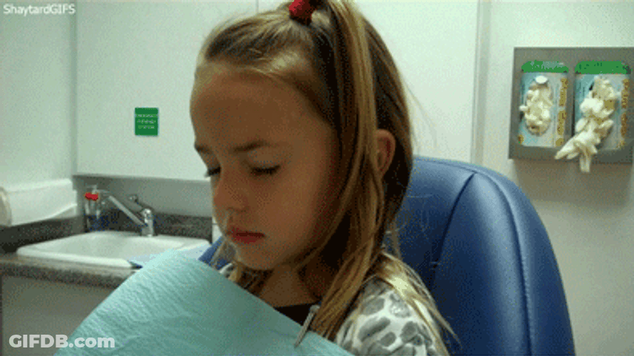 Not Impressed Cute Girl Dental Day GIF