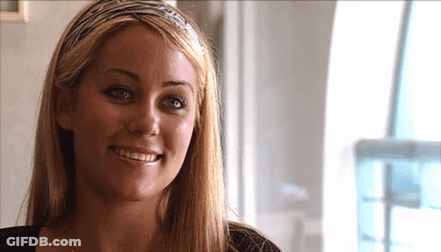 Not Impressed Fake Smile Lauren Conrad GIF