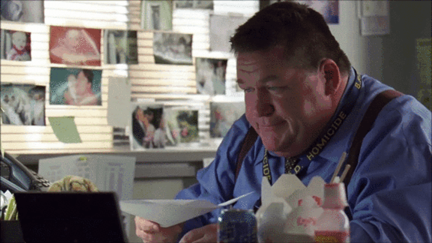 Not Impressed Jay Landsman Talking GIF