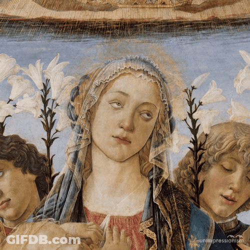 Not Impressed Mary Eye Roll GIF