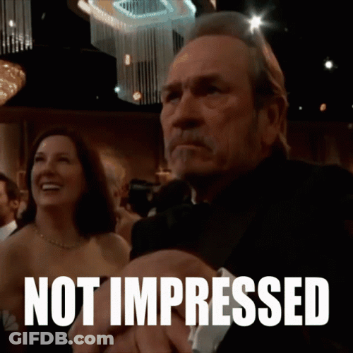 Not Impressed Tommy Lee Jones GIF