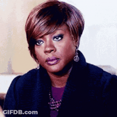 Not Impressed Viola Davis Smirking GIF