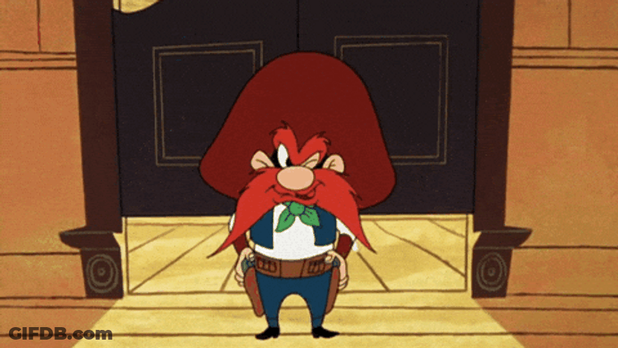 Not Lanky Yosemite Sam GIF
