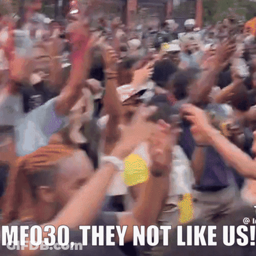 Not Like Us Crowd Cheering GIF