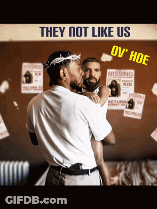 Not Like Us Drake Image Compilation GIF