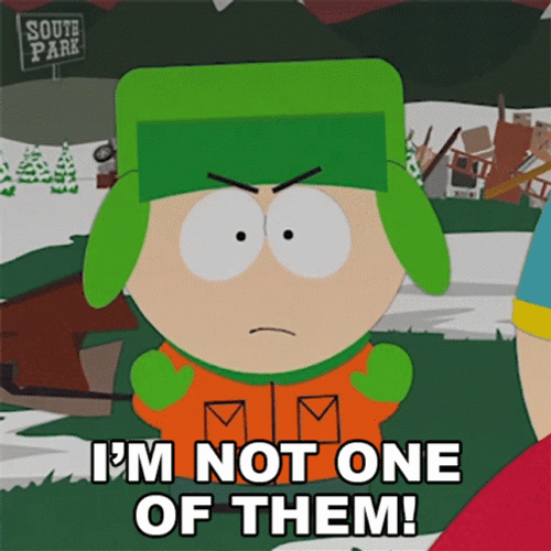 Not Like Us Kyle Broflovski South Park GIF