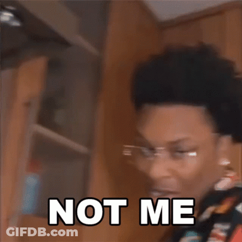 Not Me Gay Man GIF