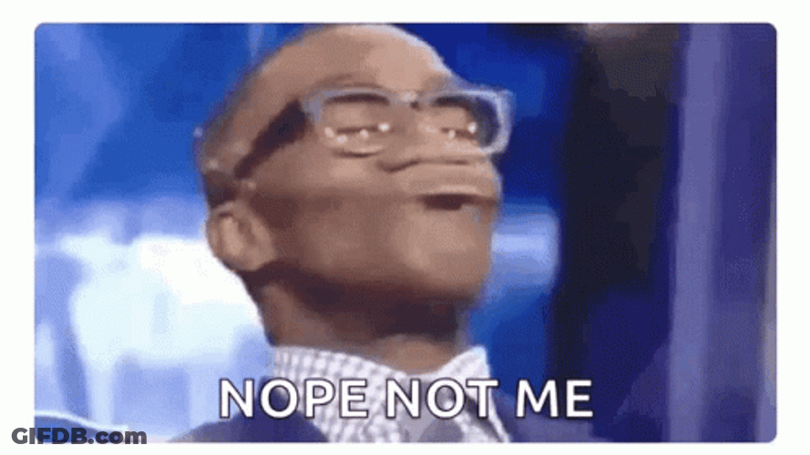 Not Me Shannon Sharpe Face Warp GIF