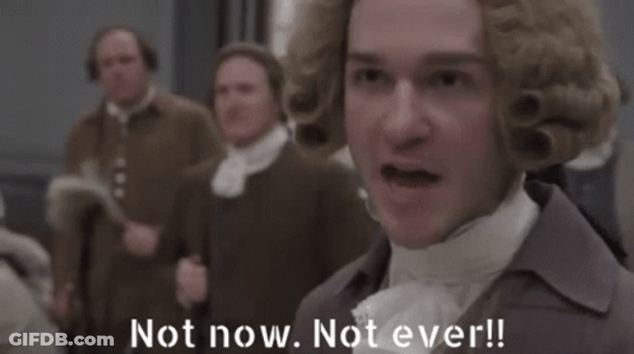 Not Now Not Ever GIF