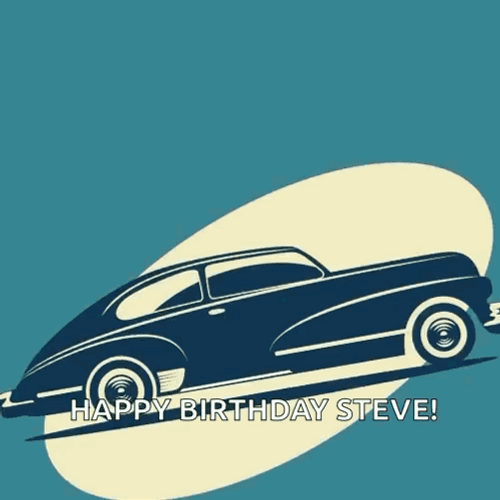 Not Old Classic Happy Birthday Steve GIF