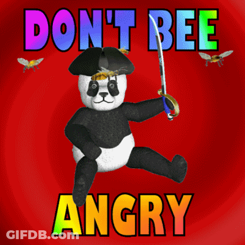 Not The Bees Being Angry GIF