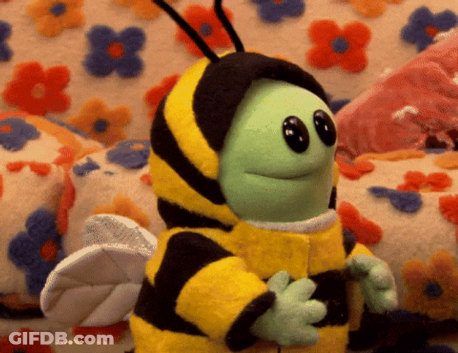 Not The Bees Flying Puppet GIF