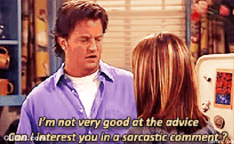 Not Very Good Chandler Friends GIF