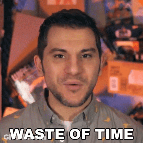 Not Worthy Because Love Is Waste Of Time GIF