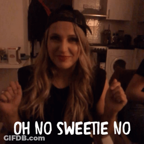 Not You Again Poster With Smiley Face GIF