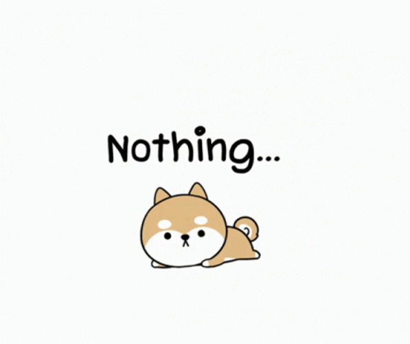 Nothing Chibi Shiba Animation GIF