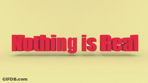 Nothing Is Real In Pink GIF